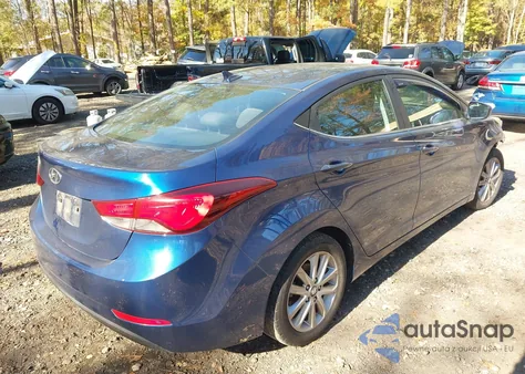 2015 Hyundai Elantra Se z USA, uszkodzony, nr VIN 5NPDH4AE0FH587534